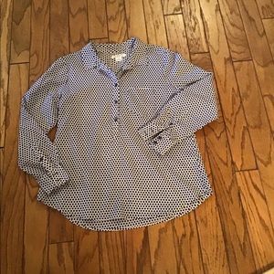Liz Claiborne PL Polka Dot Blouse